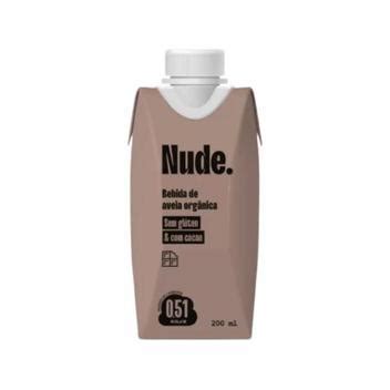 Kit 3X Leite Vegetal De Aveia Orgânico Cacau Nude 200Ml Bebida Vegetal Magazine Luiza