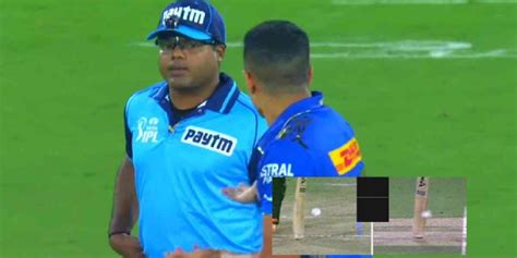 Nitin Menon Review for Arjun Tendulkar during SRH vs MI IPL 2023