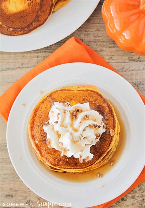 Pumpkin Pancakes Recipe Fluffy Every Time Somewhat Simple