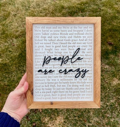 Song Lyrics Frame Wood 3d Sign Custom Song Wall Art Laser Etsy