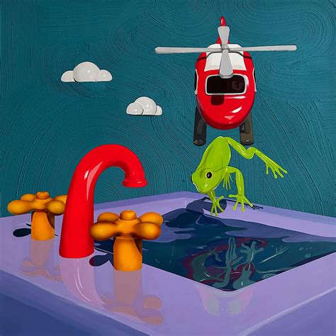 challenging norms surreal  meaningful paintings  wenqing zhai