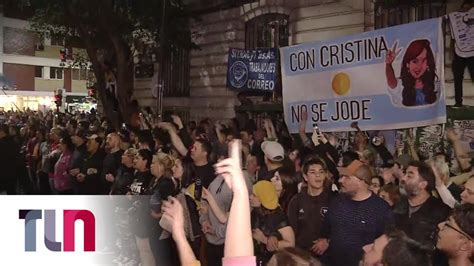 Vigilia Frente A La Casa De Cristina Kirchner Las Quejas De Los