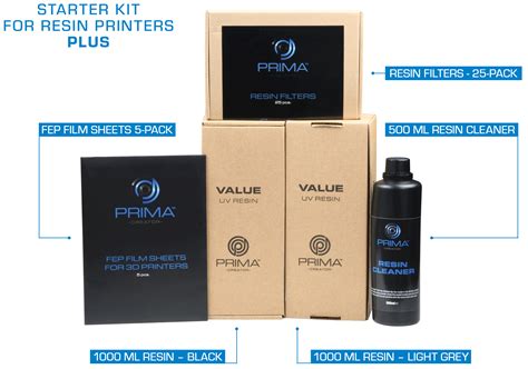 Primacreator Starter Kit For Resin Printers Plus D Prima D