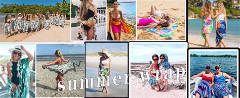 Ekouaer Coverup For Women Chiffon Long Beach Sarong Wrap Skirt Sexy Bikini Sheer Bathing Suit