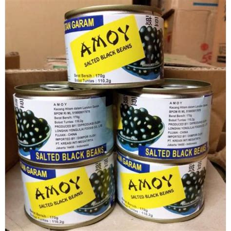 Jual Amoy Tausi Black Bean Amoy Kacang Hitam Gr Shopee Indonesia