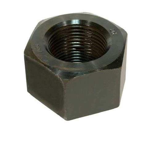 Ampg Heavy Hex Nut 4 8 Steel Grade 2H Plain 4 Ht Z0993 Zoro