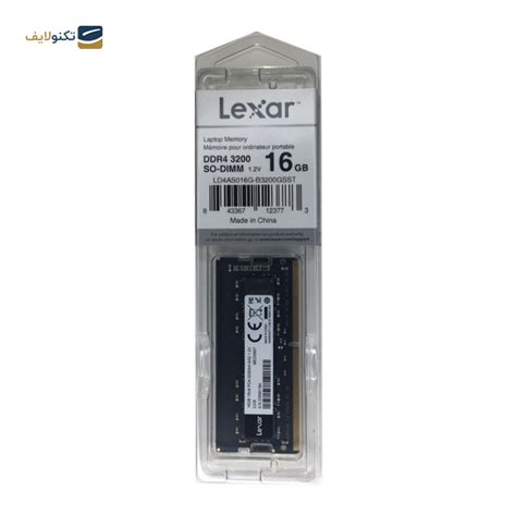 قیمت رم لپ تاپ DDR4 تک کاناله 3200 مگاهرتز CL22 لکسار مدل LD4AS016G ...