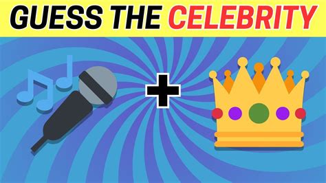 Guess The 77 Celebrities From The Emojis Quiz 🏆 Youtube