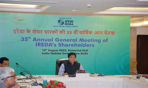 IREDA Commemorates 35th AGM Indian Bureaucracy Is An Exclusive News