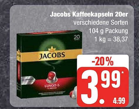 Jacobs Kaffeekapseln Er Angebot Bei Edeka Prospekte De