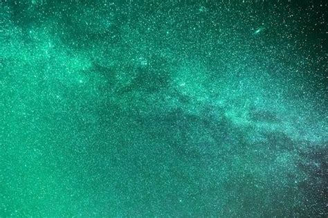 Premium Photo Dark Green Space Sky Galaxy And Stars Beautiful