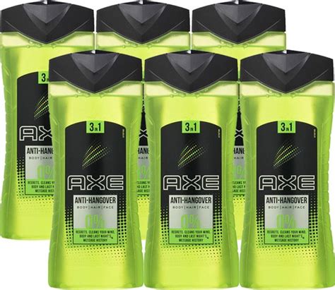 Axe Douchegel Anti Hangover 6 X 250 ML Voordeelverpakking Bol