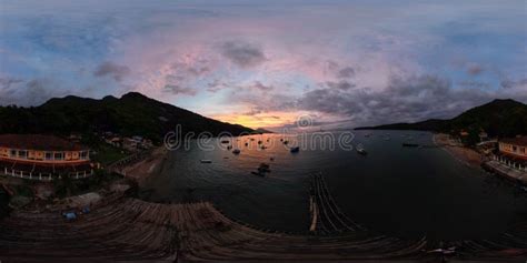 Big Island In Angra Dos Reis During Sunset Stock Image Image Of Clear