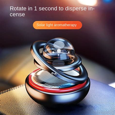 Solar Car Aromatherapy Air Freshener Interstellar Suspension Double