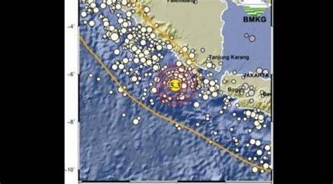 Gempa Bumi Besar Magnitudo 5 3 Guncang Tanggamus Lampung