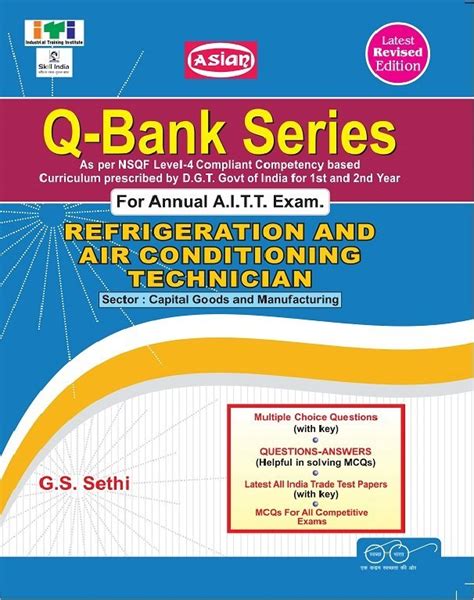 Refrigeration And Air Conditioning Technician Q Bank Series NSQF4