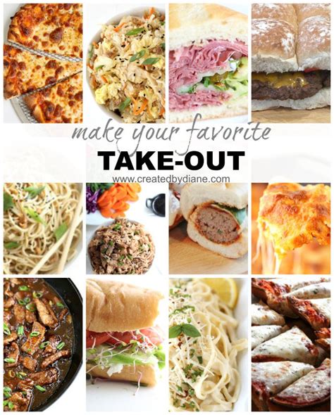 Make Your Favorite Take Out Created By Diane