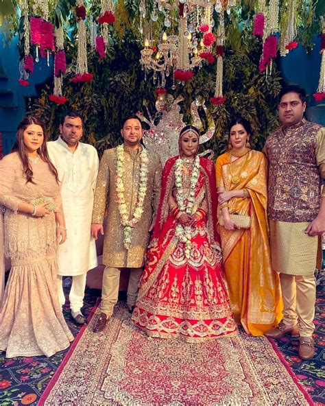 RJD Chief Lalu Yadavs Son Tejashwi Yadav Wedding Pictures