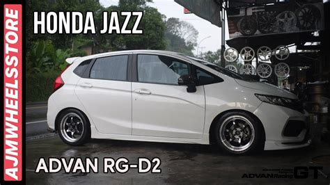 Modifikasi Honda Jazz Velg Advan Rg D Ajmheelsstore Youtube