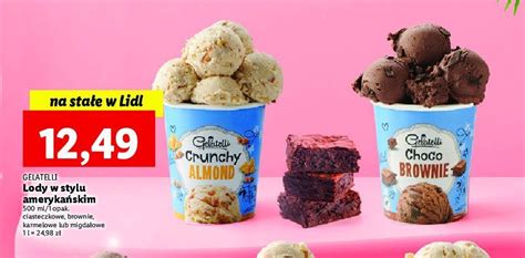 Promocja Lody w stylu amerykańskim crunchy almond w Lidl