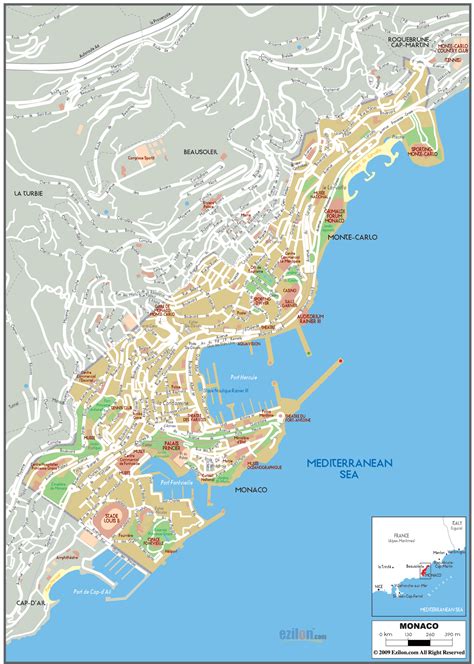 Monaco Map