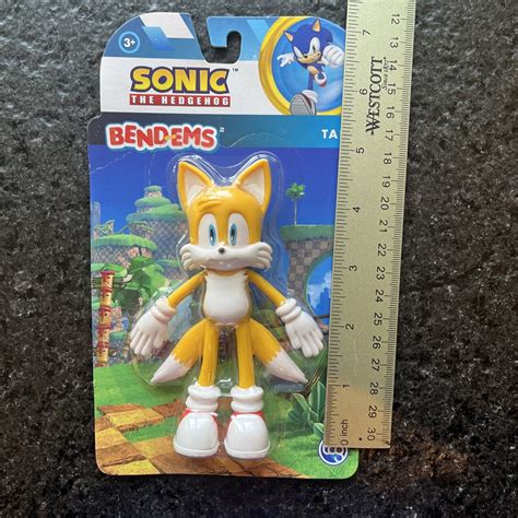 SONIC THE HEDGEHOG BEND EMS TAILS ACTION FIGURE 2022 EBay