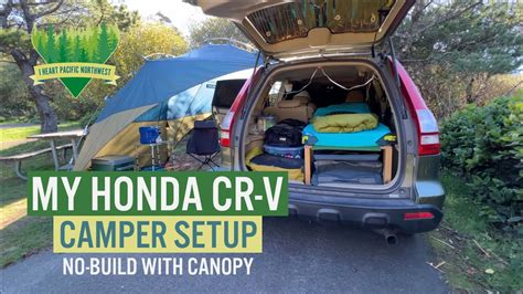 My Honda Crv Camper Setup Youtube