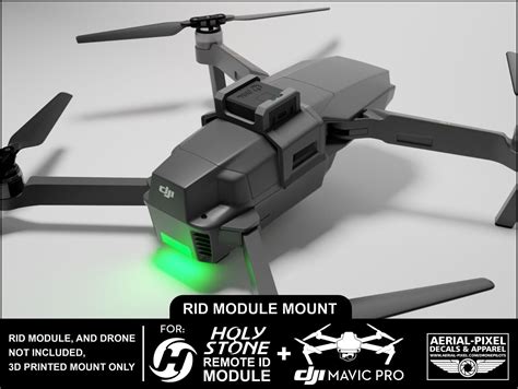 Dji Mavic Pro Holy Stone Remote Id Module Mount Rid Module Not Included Ebay