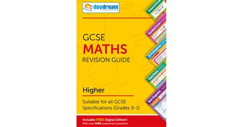 Maths Gcse Higher Revision Guide Pocket Poster Daydream Education