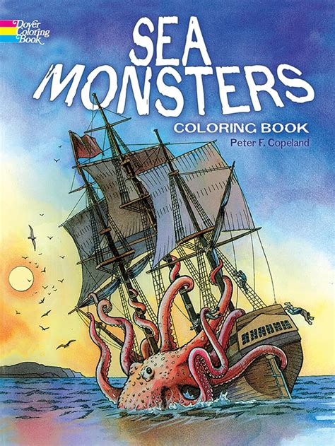 Amazon Sea Monsters Coloring Book Dover Sea Life Coloring Books