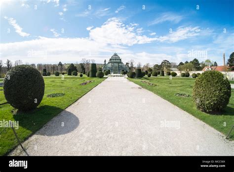 Palm House Or Palmenhaus In The Schönbrunn Palace Gardens Vienna