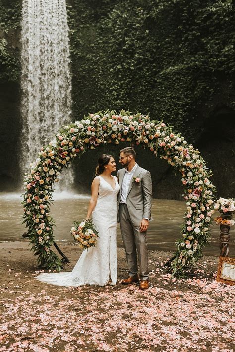 Bali Elopement Ideas Bali Elopement Locations 100 Layer Cake Elope Wedding Waterfall