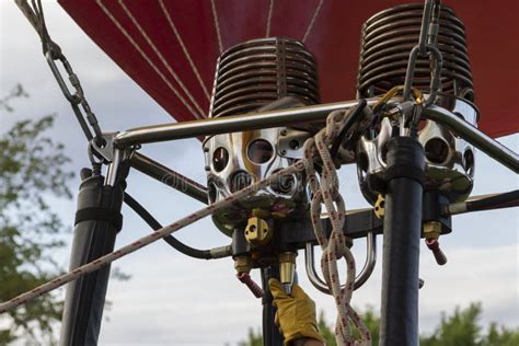 Burners On A Hot Air Balloon Stock Image Image Of Prepare Blast