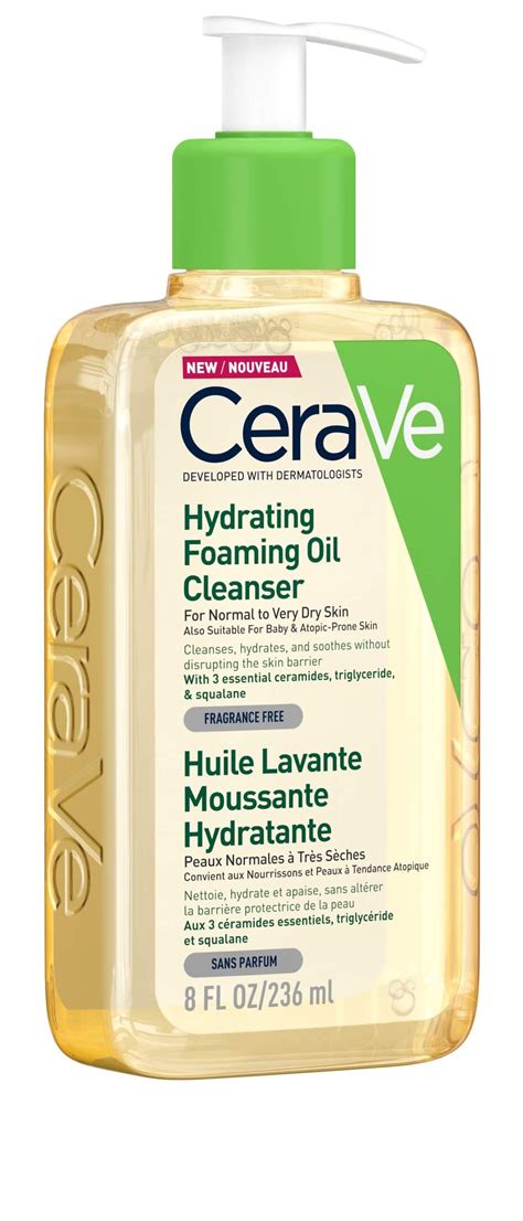 CERAVE HUILE LAVANTE MOUSSANTE HYDRATANTE OIL CLEANSER 236ML Primepharma