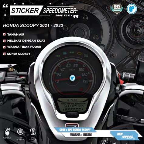 Sticker Antigores Speedometer Scoopy Lazada Indonesia