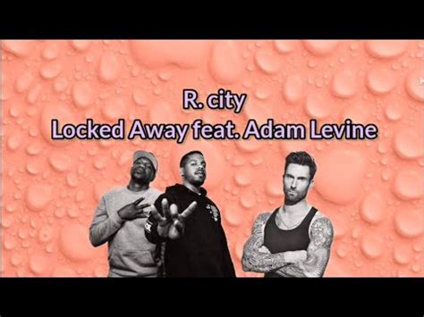 R City Locked Away Feat Adam Levine Lyrics YouTube