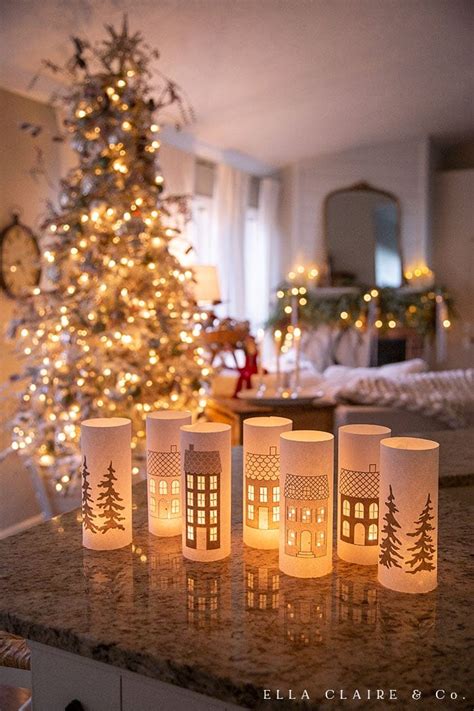 Christmas Village Luminaries - Ella Claire & Co.