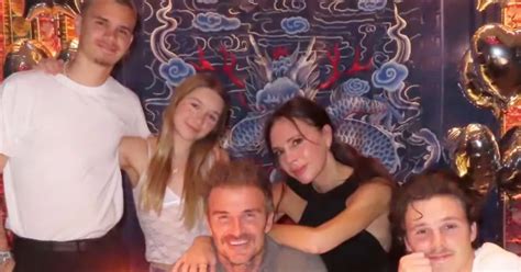 Inside David Beckhams Low Key Birthday Party Without Brooklyn After