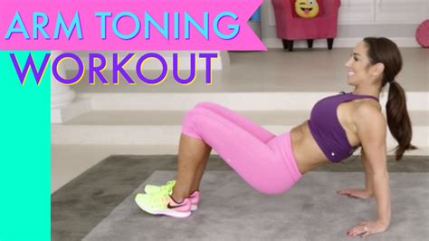 Arm Toning Workout 3 Minute Bodyweight Workout Video Natalie Jill