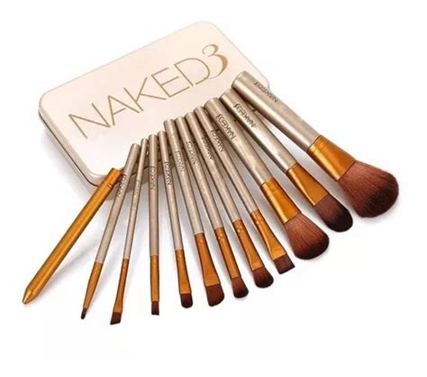 Brochas Maquillaje Naked X12pc Cuotas sin interés