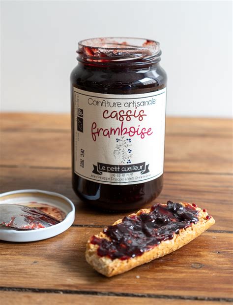 Confiture Artisanale De Cassis Et Framboise Bio 440 G Culinaries