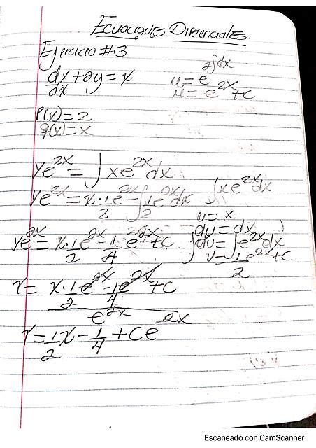 Ecuaciones Diferenciales De Primer Orden Profesor Jeremias Jeremias