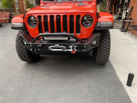 Gladiator Front Bumper With Hooks To Flat Tow Behing A Motorhome Jeep