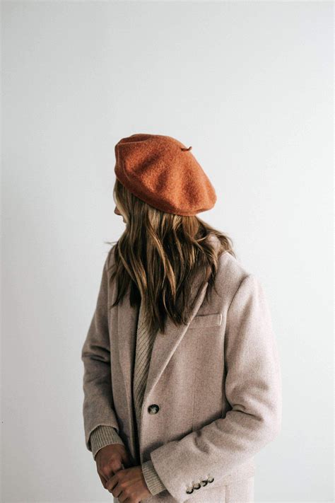 Sophie Beret Rust Stylish Hats Hat Aesthetic Trendy Hat