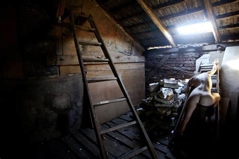 Ladder And Nude Photography By Ivan Grlic Saatchi Art