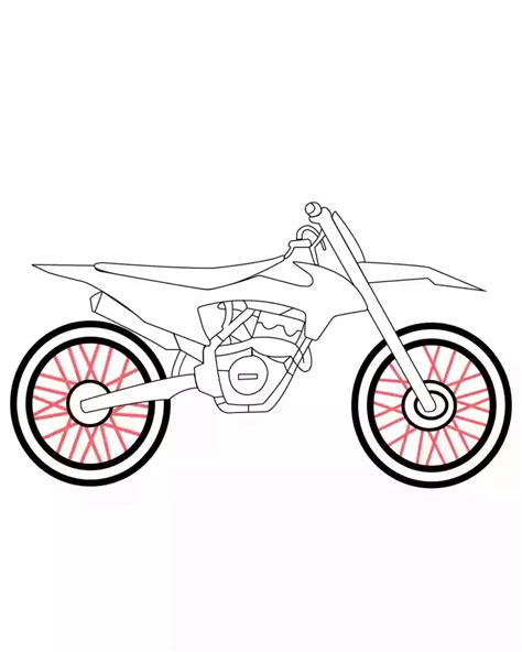 Learn How To Draw A Dirt Bike In Simple Steps For Beginners Storiespub