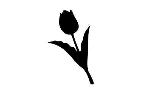 Svg Tulpe Nat Rlich Blume Kostenloses Svg Bild Symbol Svg Silh