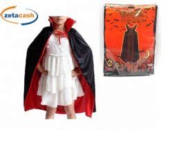 Mantellina Dracula Per Bambini Anni Cm Rosso E Nero