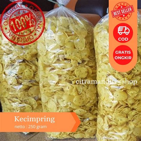 Jual Gemblong Kecimpring Comring Tipis Snack Khas Kuningan Shopee