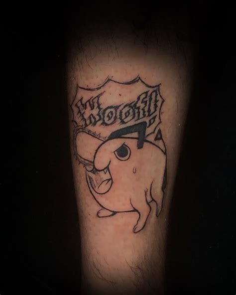 Pochita tattoo done by me! @cross3d_ Buenos aires , argentina : r/tattoo